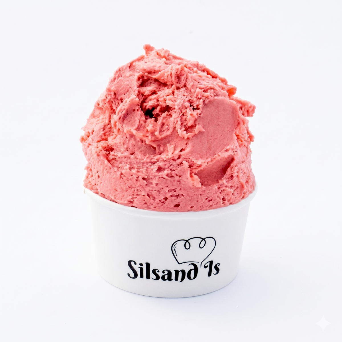 Sorbet Jordbær/rabarbra – serveringsforslag